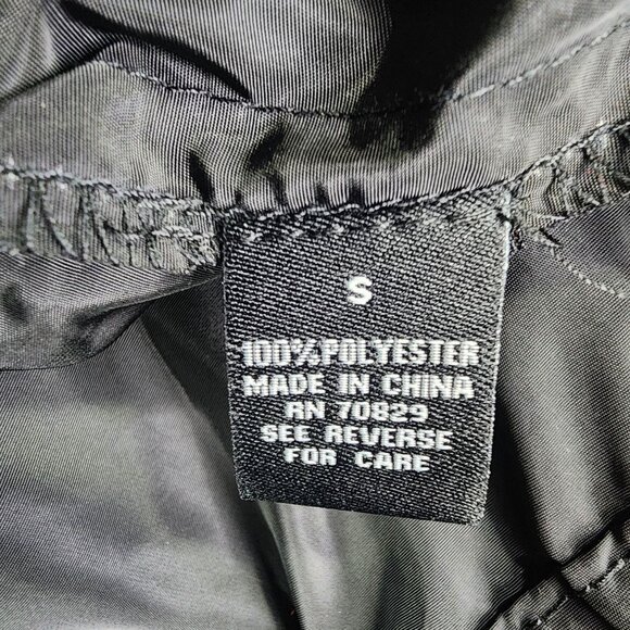 Womens Black Rue21 "Queen" Mesh Panel Hooded Jacket Full Zip Long Sleeve Size S - Picture 4 of 8